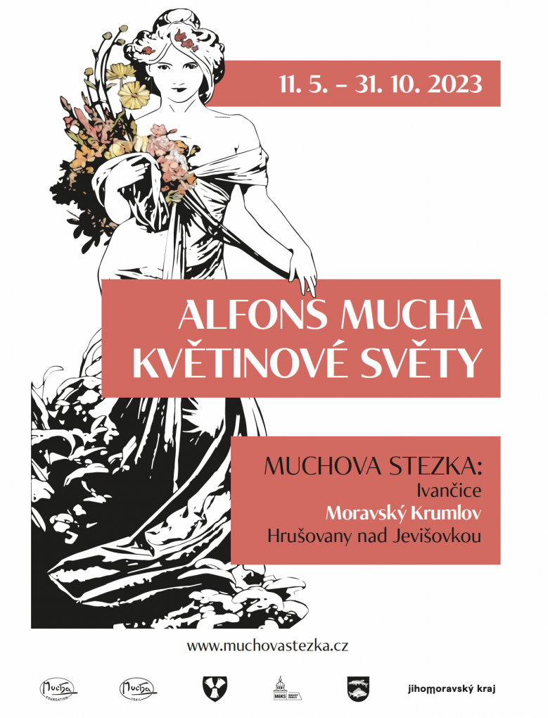 Výstava Alfons Mucha: Květinové světy od května do října na zámku