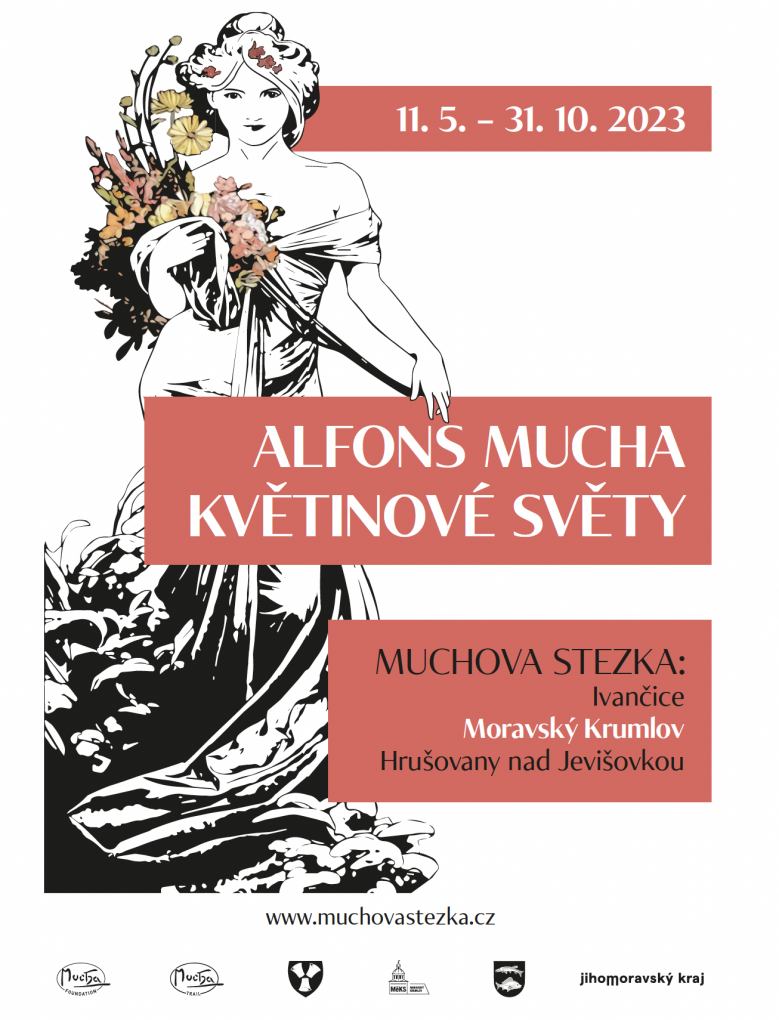 Výstava Alfons Mucha: Květinové světy od května do října na zámku Výstava Alfons Mucha: Květinové světy od května do října na zámku