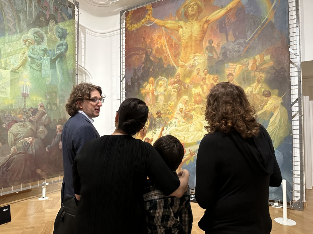 Navštívil nás Marcus Mucha s rodinou Navštívil nás Marcus Mucha s rodinou