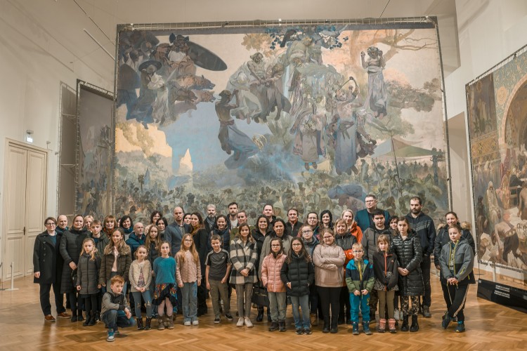 Výstava obrázků dětí na téma Muchův kraj (foto 2)
