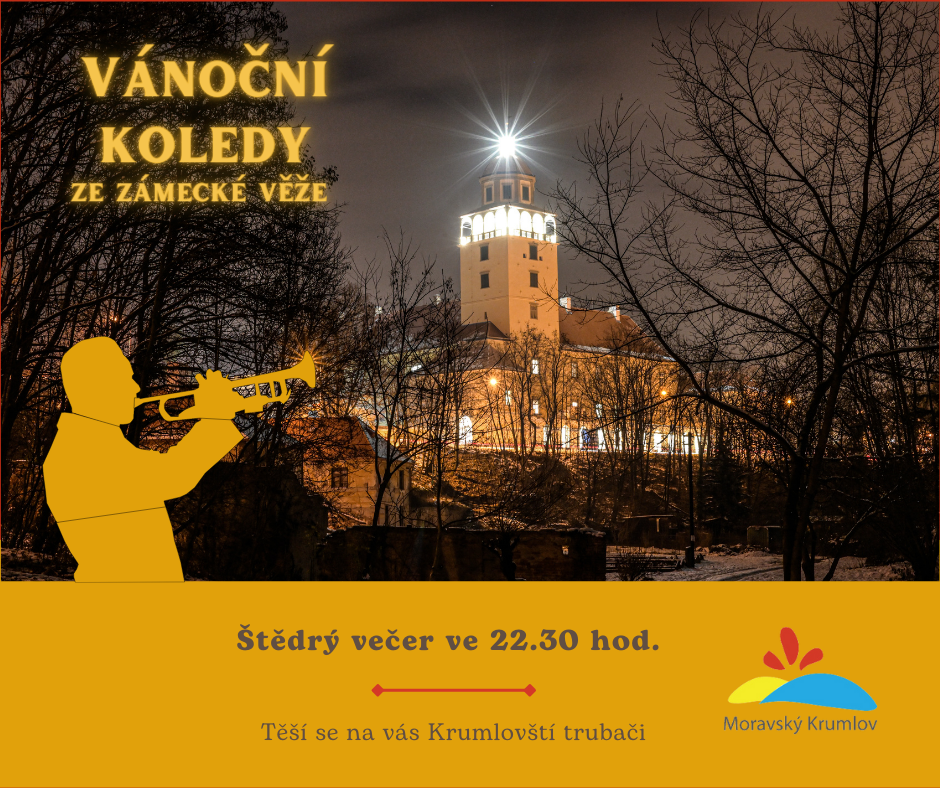 Štědrovečerní koledy ze zámecké věže