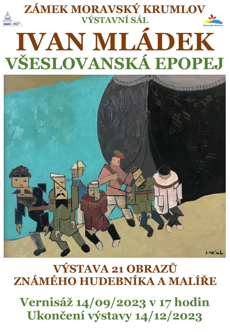 Ivan Mládek zahájí svoji výstavu Všeslovanská epopej