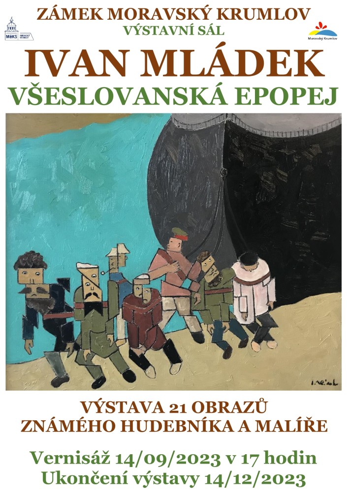 Ivan Mládek zahájí svoji výstavu Všeslovanská epopej Ivan Mládek zahájí svoji výstavu Všeslovanská epopej