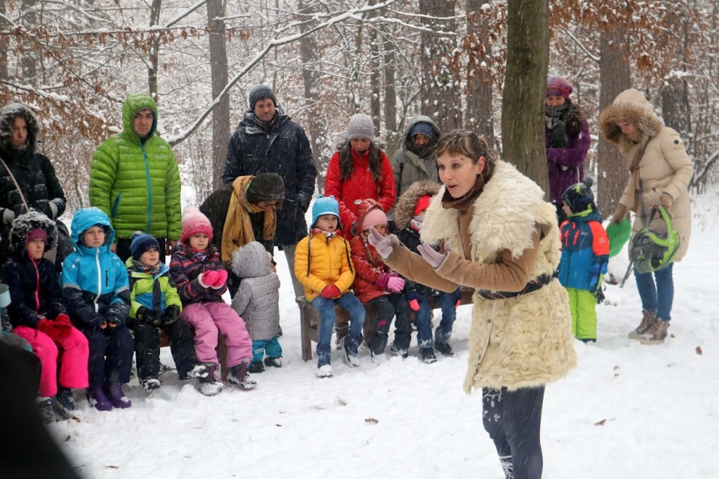 Vánoční stromocity v zámeckém parku